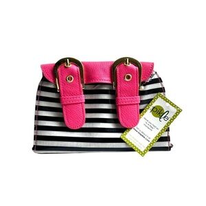 NWT  In A Pikle  Victoria Stripes Organizer Bag